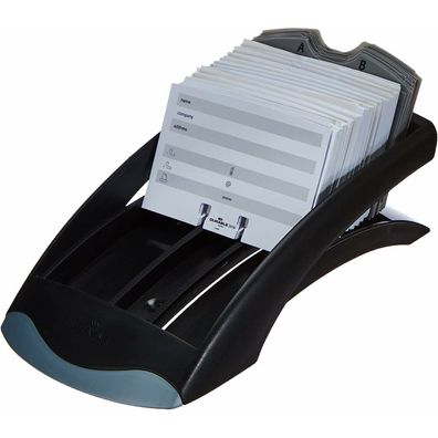 Durable Adresskartei Telindex desk schwarz