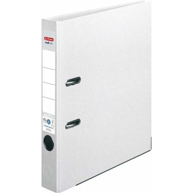 herlitz maX. file nature plus Ordner weiß Karton 5,0 cm DIN A4