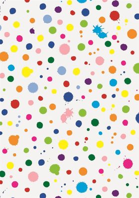 Heyda 204771756 Motivkarton Kids Color "Kleckse" 50 x 70 cm