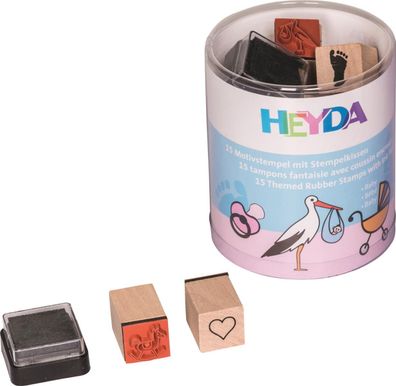 Heyda 204888485 Stempel-Set "Baby"