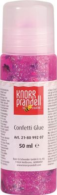 KNORR prandell 218099207 Glitterfarbe Confetti Glue "Blumen" pink
