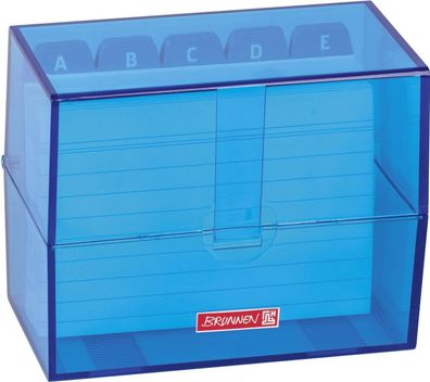 Brunnen 102057033 Karteikasten Colour Code 12 x 9,5 x 6,5 cm azur