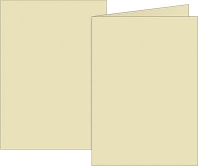 Brunnen 105125311 Klappkarte Universalpapier A6 chamois