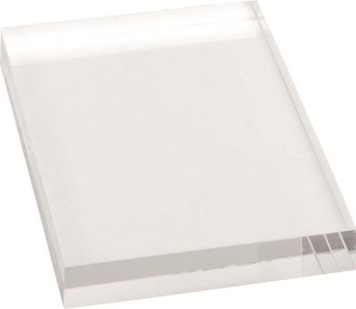 cArt-Us 2118834997 Acrylblock Clear Stamp 5 x 6 cm transparent