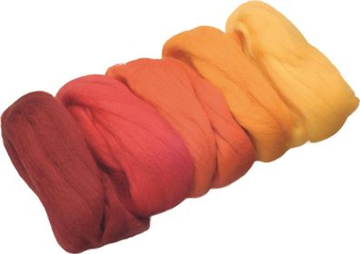 KNORR prandell 212506301 Merino-Wolle Mix gelb, sonnengelb, orange, hellrot, rot