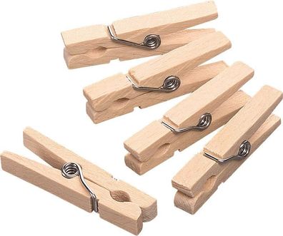 KNORR prandell 218735737 Holzklammer "Mini" 45 x 7 mm