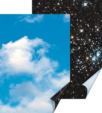 Heyda 204772284 Motivkarton Naturstrukturen "Himmel/Sterne" 50 x 70 cm