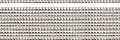 KNORR prandell 218307171 Wachs-Perlstreifen 200 mm Ø 3 mm silberfarben glänzend