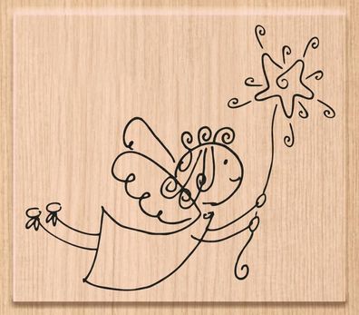 Heyda 211801412 Stempel Weihnachten "Frohe Botschaft"