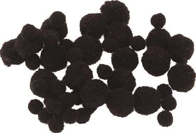 KNORR prandell 212681081 Pompons Ø 8 - 20 mm schwarz