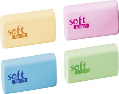 Brunnen 1029881 Radiergummi Soft-Touch 4,7 x 3 cm