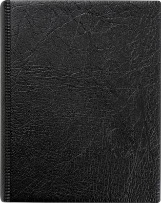 Brunnen 106521090 Taschen-Ringbuch, A6, 4-Ring-Kipphebel-Mechanik, schwarz