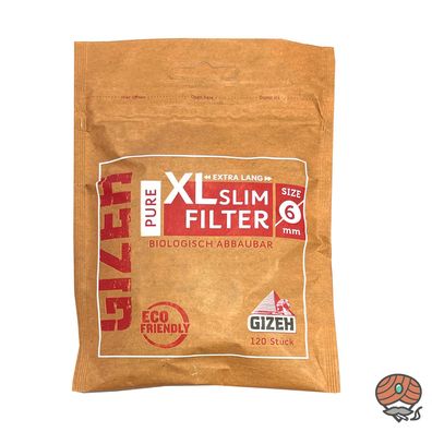 Gizeh Pure XL Slim Filter à 120 Stück biologisch abbaubar