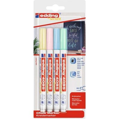 edding 4085 pastell Kreidemarker farbsortiert 1,0 - 2,0 mm