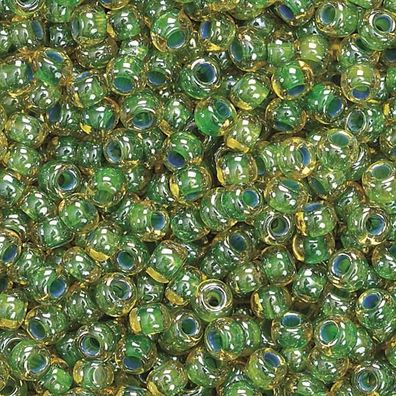 KNORR prandell 213105423 Böhmische Rocailles Ø 2,5 mm lindgrün-transparent