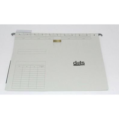 25 dots Taschenhefter Karton lichtgrau 1 x kaufmännische Heftung