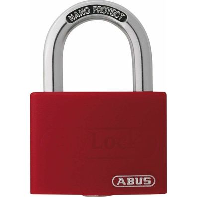 ABUS Vorhängeschloss myLock T65AL/40 rot