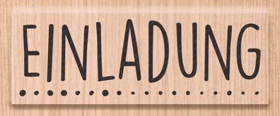 Heyda 211800341 Stempel Einladung "Einladung"