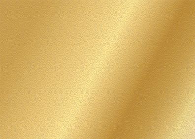 Heyda 204772269 Prägekarton "Milano" 50 x 70 cm goldfarben, Rückseite champagner