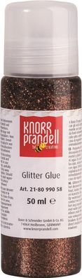 KNORR prandell 218099058 Glitterfarbe Glitter Glue braun