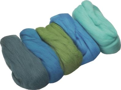 KNORR prandell 212506305 Merino-Wolle Mix türkis, azur, grün, mittelblau, petrol