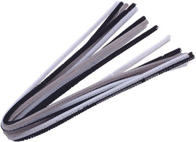 KNORR prandell 218471066 Chenilledraht 50 cm Ø 6 mm schwarz-weiß