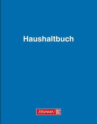 Brunnen 1010160 Haushaltbuch 20,5 x 26 cm blau