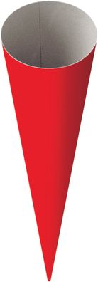 Heyda 204870067 Schultüten-Rohling 70 cm Ø 19 cm rot