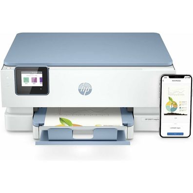 ENVY Inspire 7221e All-in-One (hellgrau/hellblau, USB, WLAN, Scan, Kopie)