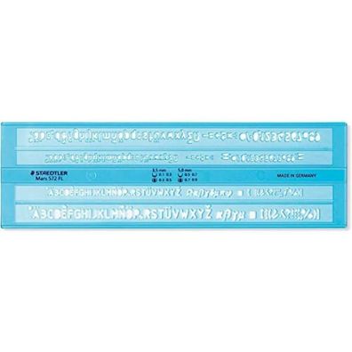 Staedtler Schriftschablone Mars® 572 FL blau