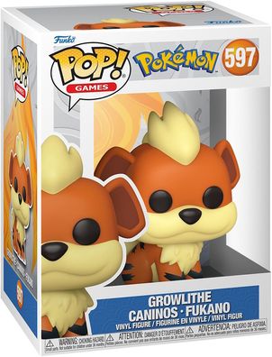 Pok&eacute; on - Crowlithe Caninos Fukano 597 - Funko Pop! Vinyl Figur