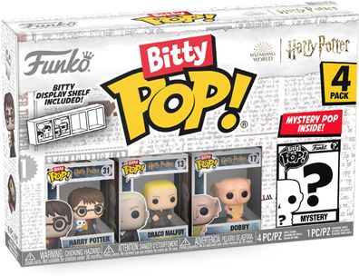 Harry Potter Harry Potter Draco Malfoy Dobby 4er Pack - Bitty Pop! Funko