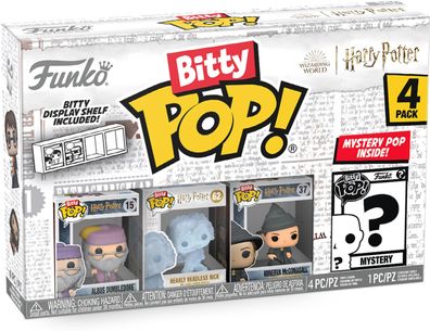 Harry Potter Dubledore Minerva McGonagall Nick 4er Pack - Bitty Pop! Funko