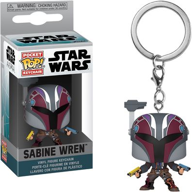 Star Wars - Sabine Wren - Schlüsselanhänger Funko Pocket POP! Keychain