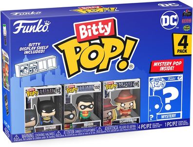 DC Batman Robin Scarecrow 4er Pack - Bitty Pop! Funko