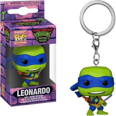 Teenage Mutant Ninja Turtles Mutant Mayhem - Leonardo - Schlüsselanhänger Funko