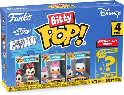 Disney Minnie Mouse Daisy Duck Donald 4er Pack - Bitty Pop! Funko