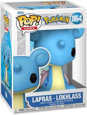 Pok&eacute; on - Lapras Lokhlass 864 - Funko Pop! Vinyl Figur