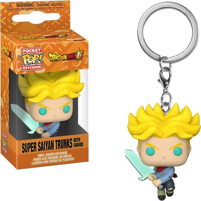 Dragon Ball Super - Super Saiyan Trunks with Sword Schlüsselanhänger Funko Pocke