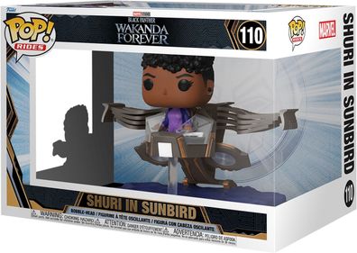 Black Panther Wakanda Forever - Shuri in Sunbird 110 - Funko Pop! Rides Vinyl Fi