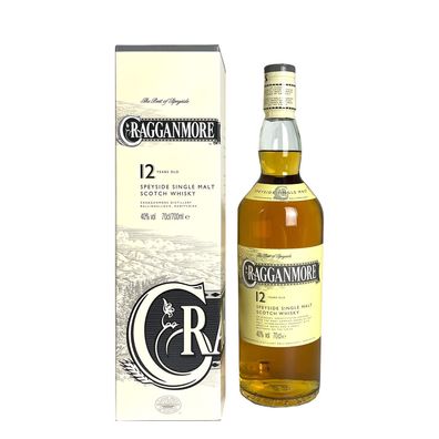 Cragganmore Speyside Single Malt Scotch Whisky 12 Jahre alt, 40% Vol. 0,7 l