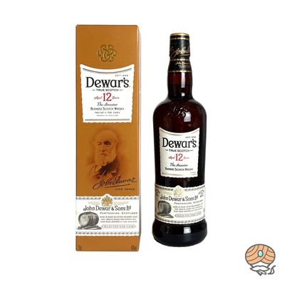 Dewar´s True Scotch Blended Whisky 12 Jahre alt, 40% Vol. 0,7 l