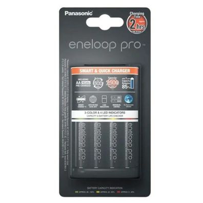 eneloop Smart Plus Charger BQ-CC55 Akku-Ladegerät inkl. Akkus