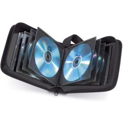 hama 40er CD-/DVD-Tasche Wallet schwarz