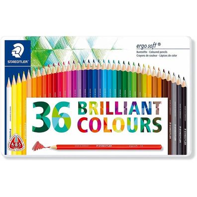36 Staedtler ergosoft® 157 Buntstifte farbsortiert