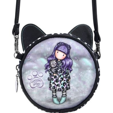 Umhängetasche Gorjuss Smitten kitten Schwarz Weiß (13,5 x 5,5 x 13,5 cm)