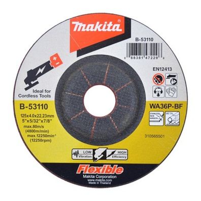 FLEX 27 125x4,0x22,2 WA36P BF INOX-Schleifscheibe MAKITA