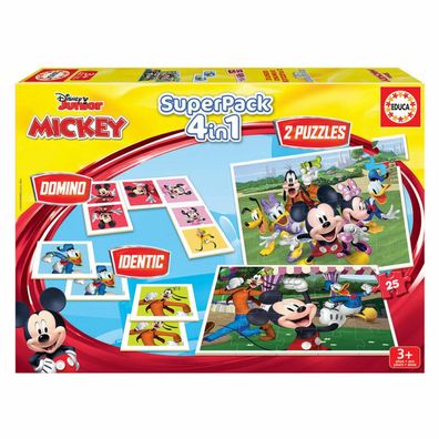 Disney Mickey und Freunde Superpack 4 in 1