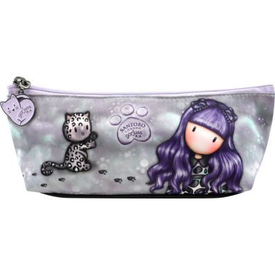 Schulmäppchen Gorjuss Smitten kitten Schwarz Weiß (22.3 x 8.8 x 5.7 cm)