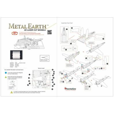 METAL EARTH 3D-Puzzle Kampfflugzeug Mitsubishi Zero